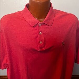 Polo Ralph Lauren Men's Classic Fit XXL Soft Faded Red Color Multi Color Pony